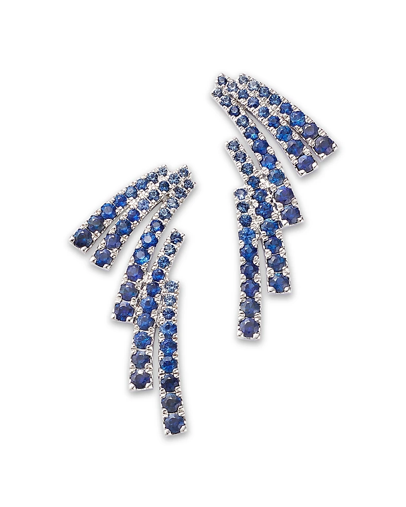 Bloomingdale's Fine Collection Sapphire Ear Climber Earrings