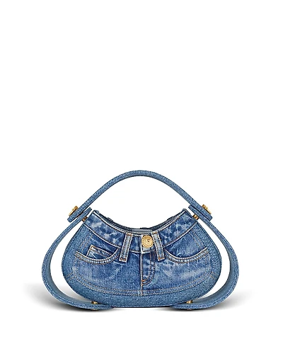 Balmain Women's Medium Denim Jolie Madame Bag
