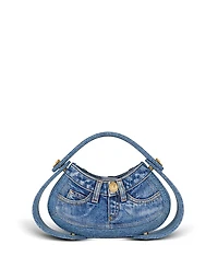 Balmain Women's Medium Denim Jolie Madame Bag