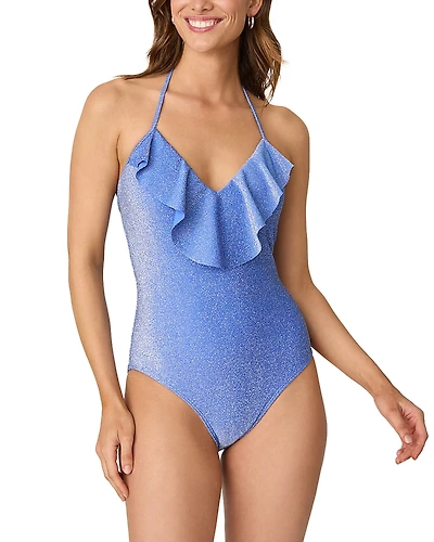 Shoshanna Shimmer One Piece Swimsuit