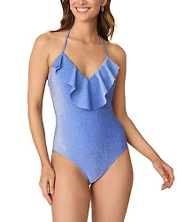 Shoshanna Shimmer One Piece Swimsuit