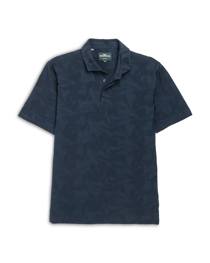 Blaketown Floral Jacquard Regular Fit Polo Shirt