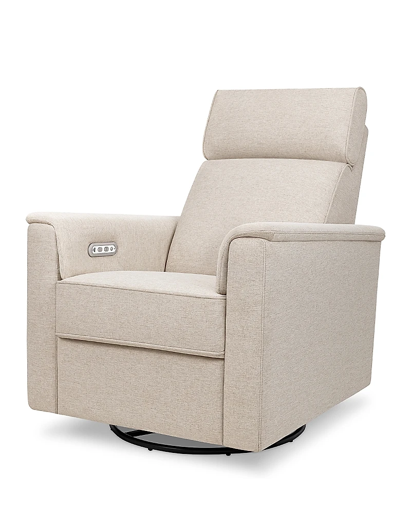 Babyletto Willa Plus Power Recliner and Swivel Glider with Adjustable Power Headrest