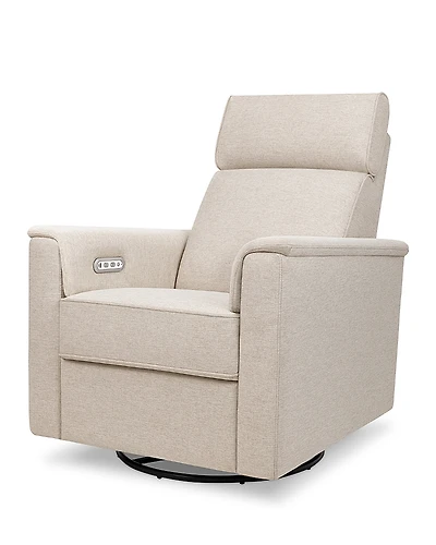Babyletto Willa Plus Power Recliner and Swivel Glider with Adjustable Power Headrest
