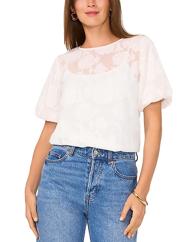 Vince Camuto Puff Sleeve Blouse