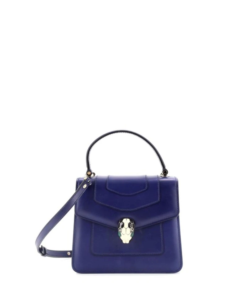 Serpenti Forever Top Handle Bag Leather