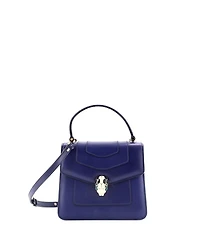 Pre-Owned Bvlgari Serpenti Forever Top Handle Bag Leather