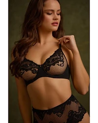 Lace Allure Unlined Underwire Demi Bra