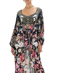 Silk Swim Cover-Up Kaftan