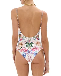 Wired V Neck One Piece Swimsuit Monserrate Magic