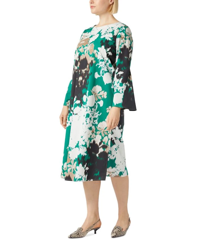 1A Uscita Holiday Printed Split Sleeve Dress