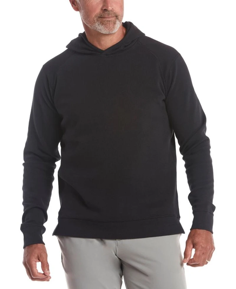 Waffle-Knit Hoodie