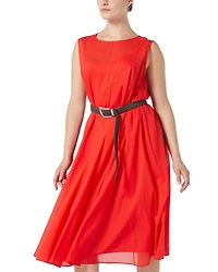 2A Uscita Corvino Voile Flared Dress