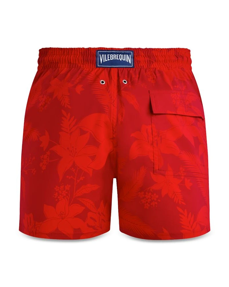 Moorise Printed 4.5" Swim Trunks