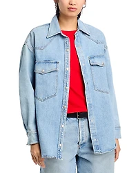 Agolde Lotta Denim Western Shirt