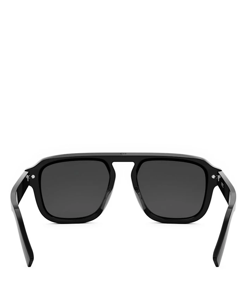 DiorBlackSuit S15I Rectangular Sunglasses, 52mm