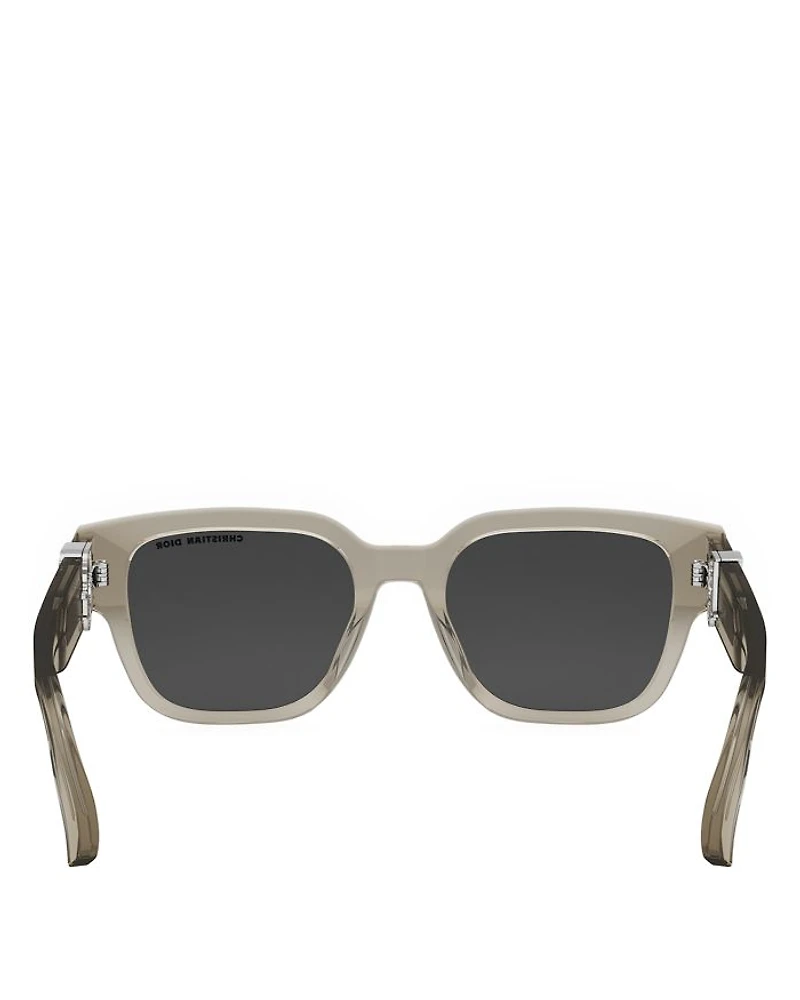 DiorOblique S1I Square Sunglasses, 53mm