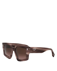 Fendi Roma Square Sunglasses, 52mm