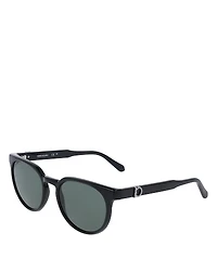 Ferragamo Renew Gancini Round Sunglasses, 53mm