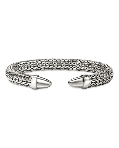 Sterling Silver Spear Polished Cuff Bracelet