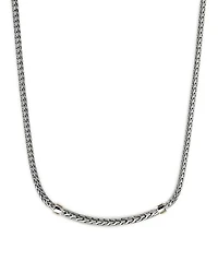 14K Yellow Gold & Sterling Silver JH Essentials Diamond Pavé Collar Necklace, 16-18"