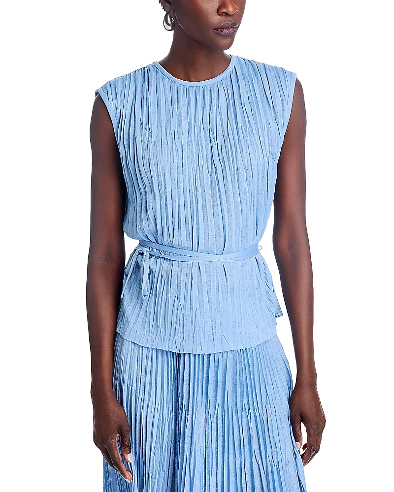 Proenza Schouler White Label Lyra Pleated Top