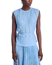 Proenza Schouler White Label Lyra Pleated Top