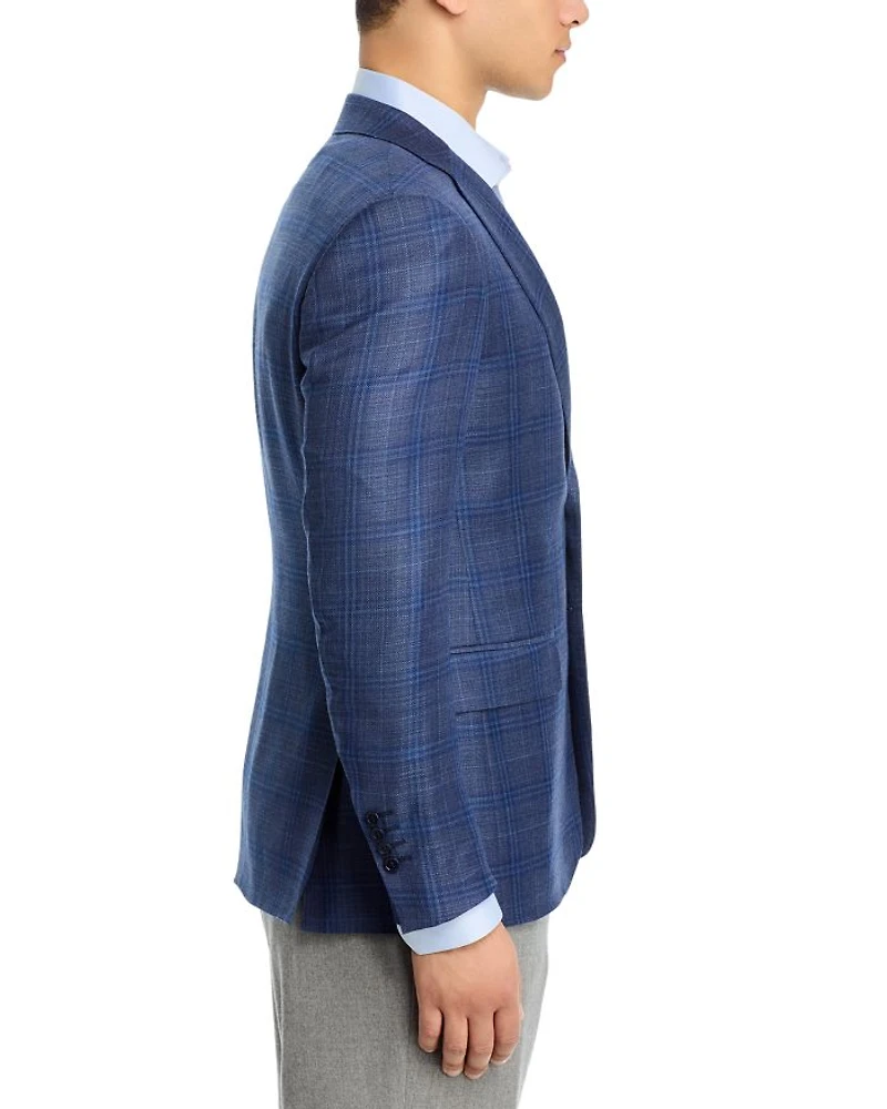 Siena Hopsack Plaid Regular Fit Sport Coat
