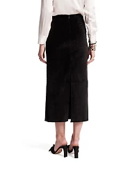 Tuxedo Maxi Skirt