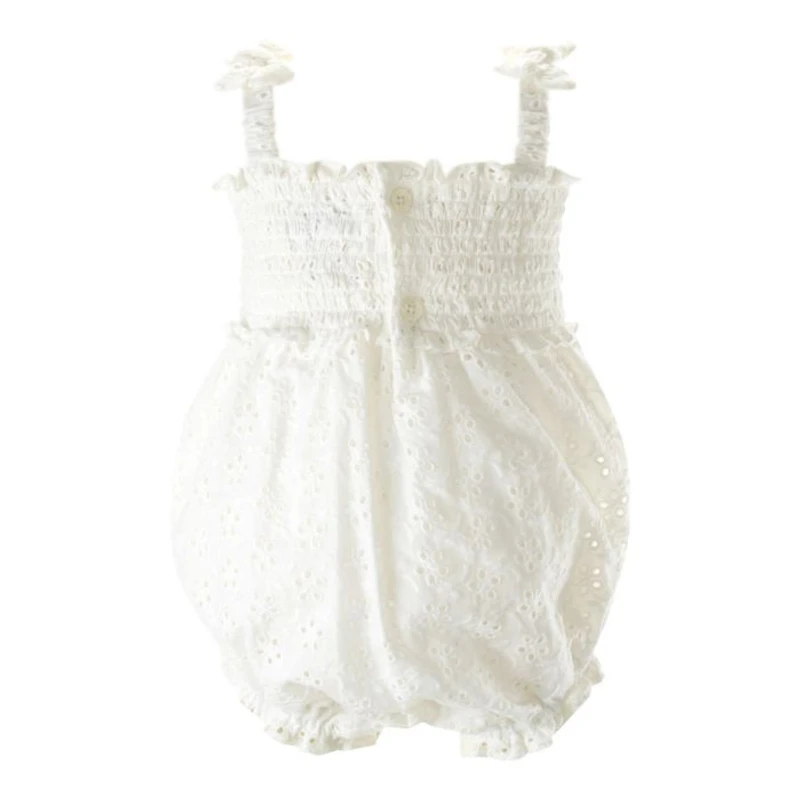 Eyelet Ruched Bubble - Baby
