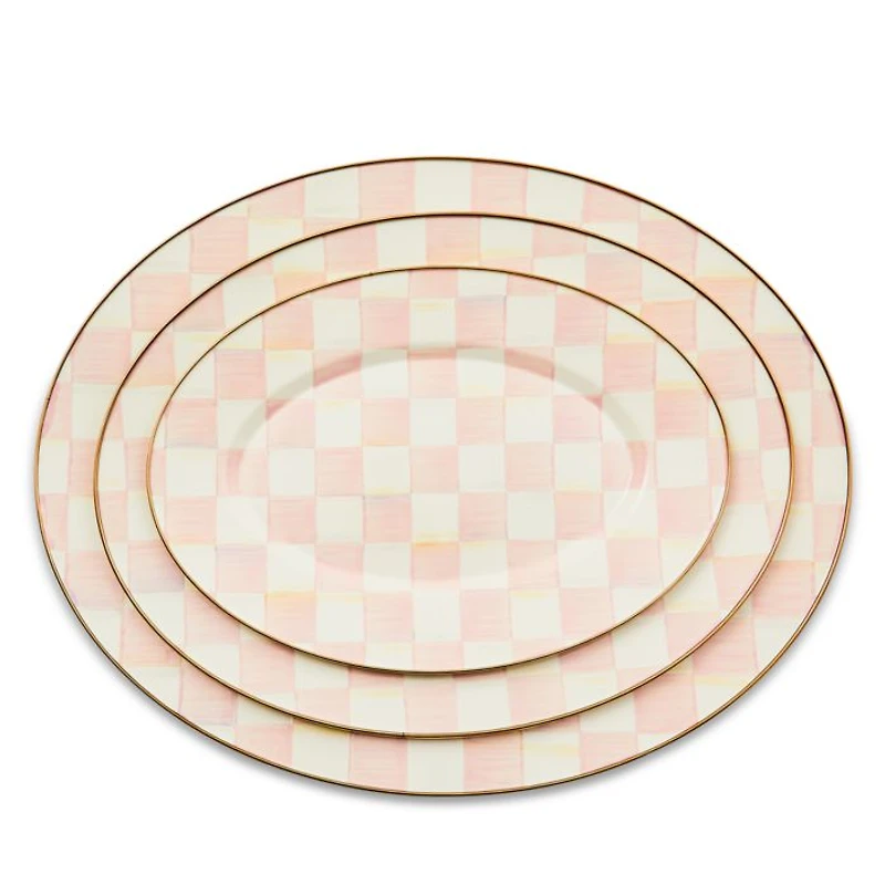 Rosy Check Medium Oval Platter