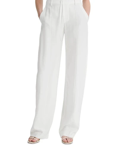 Mid Rise Double Waistband Trousers