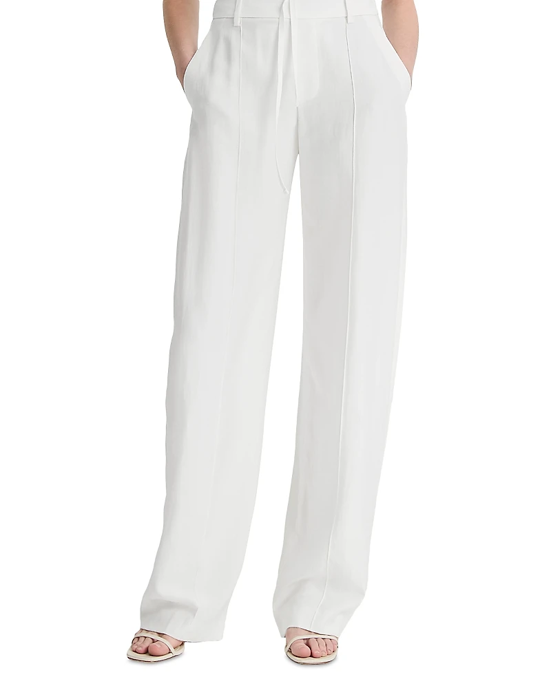 Vince Mid Rise Double Waistband Trousers