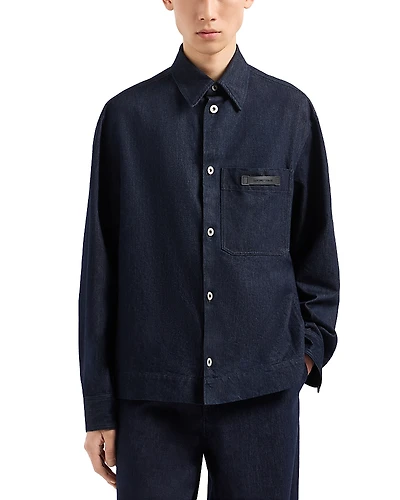 Emporio Armani Regular Fit Denim Shirt Jacket