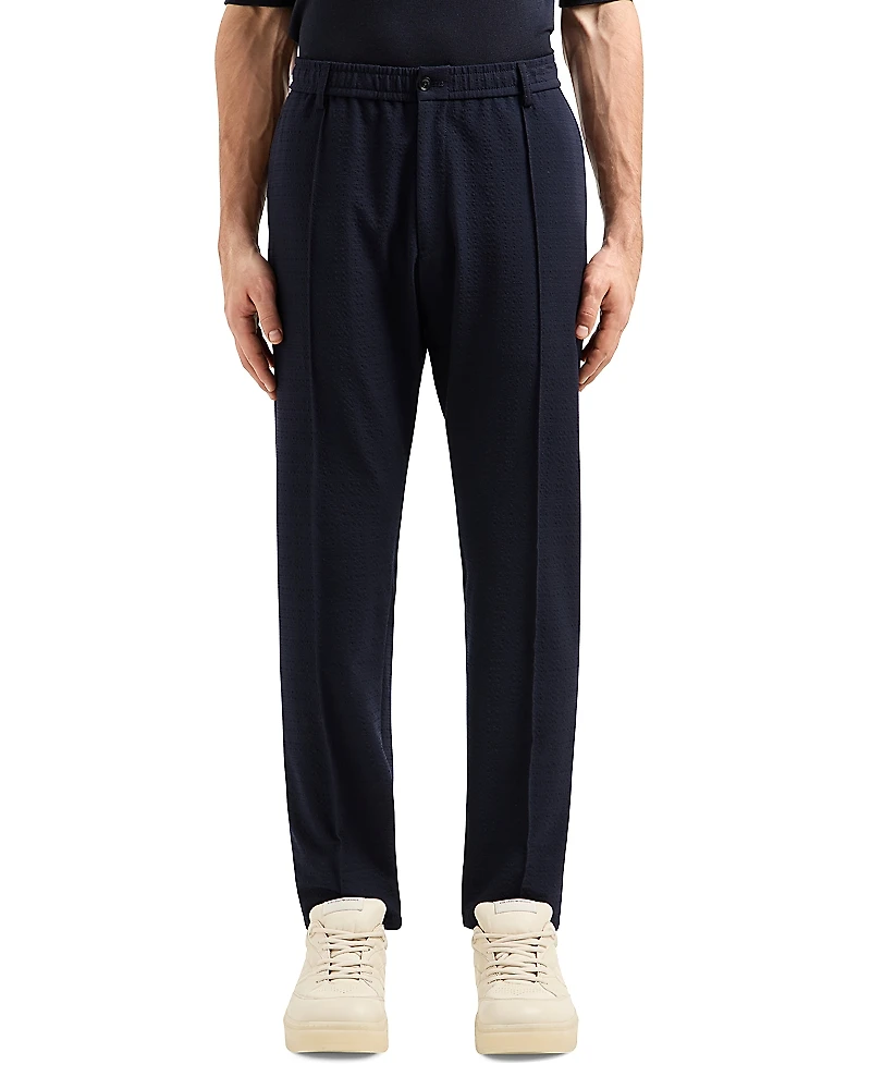 Emporio Armani Technical Seersucker Trouser