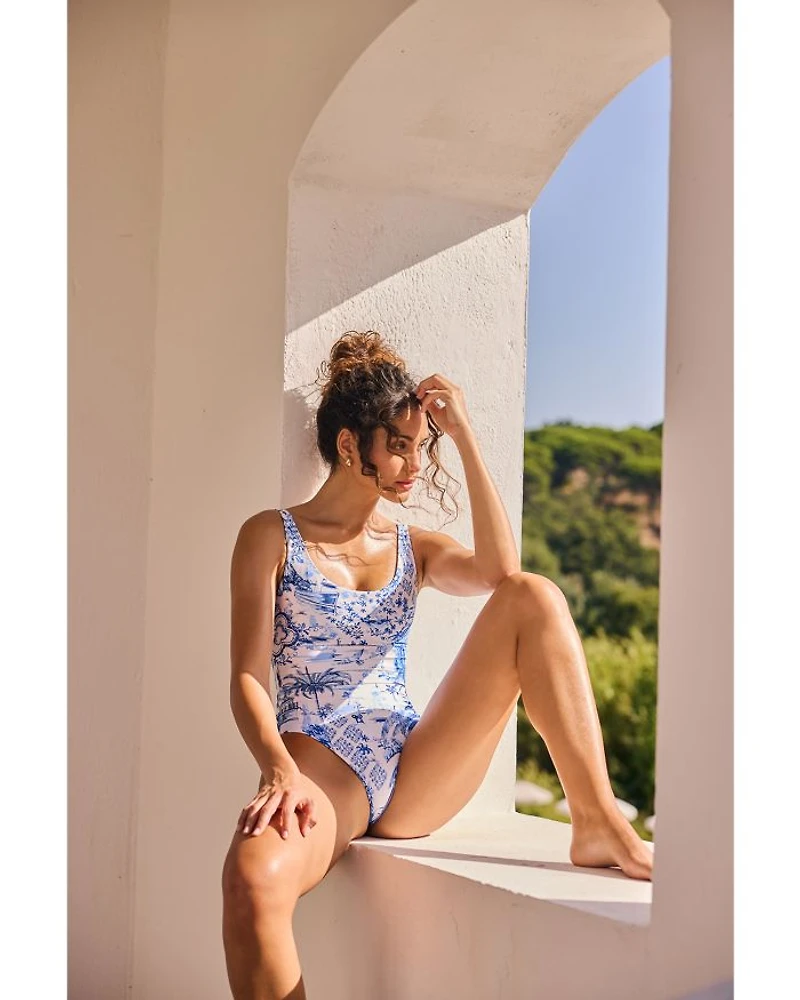Koraline Tales Printed One Piece Swimsuit