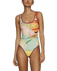 Palm Island One Piece Swimsuit
