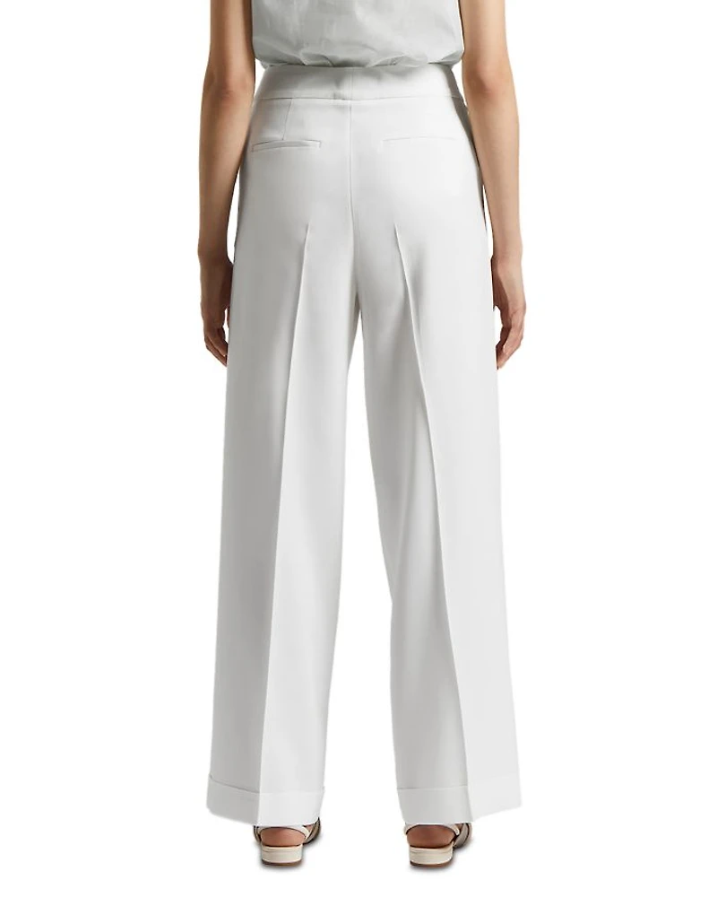 Pleated Palazzo Pants