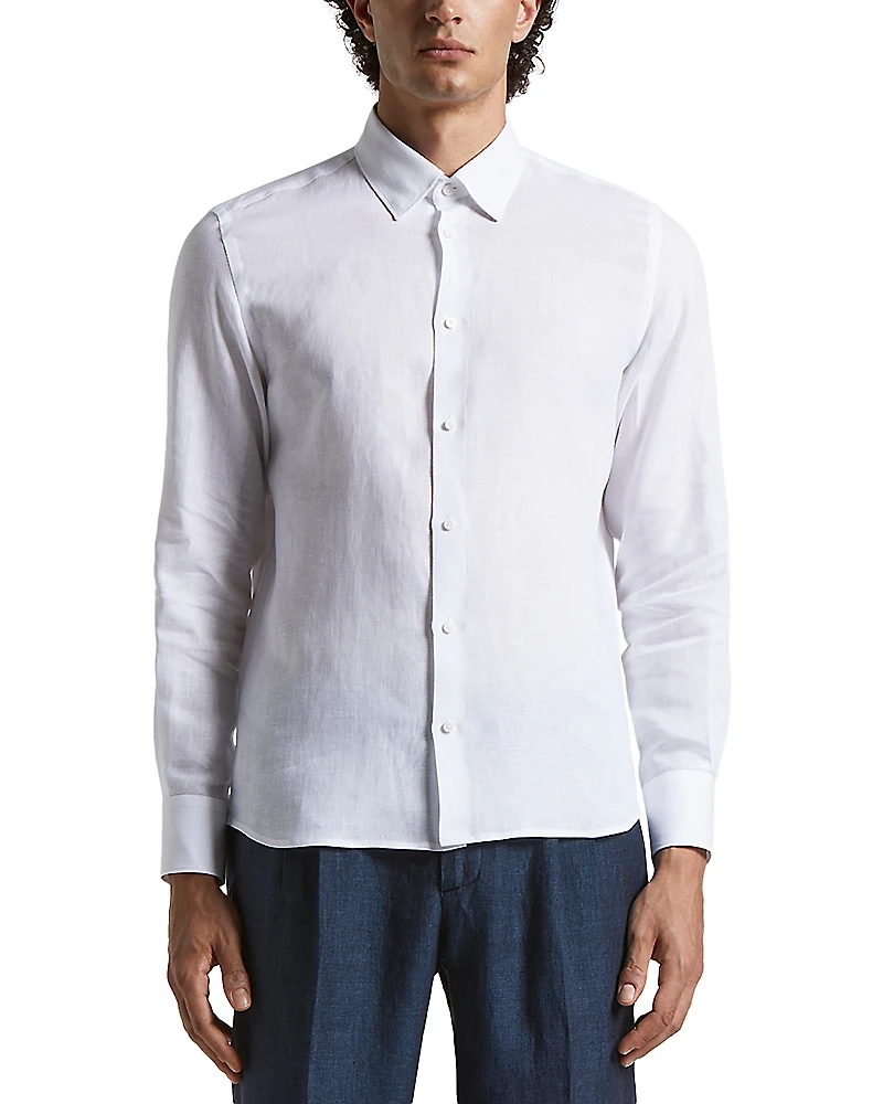Peserico Long Sleeve Button Front Shirt