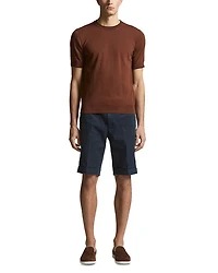Knit Ribbed Short Sleeve Tee