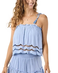 Tiare Hawaii Francesca Tie Shoulder Top