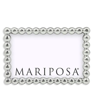 Mariposa Baubles White Picture Frame