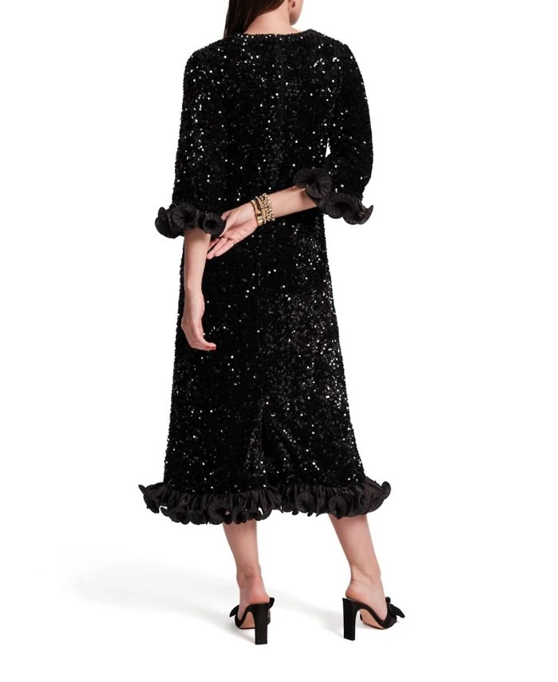 Plaza Sequin Midi Dress