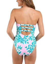 Opulent Bandeau One Piece Swimsuit