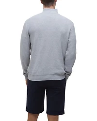 Pique Regular Fit Quarter Zip Sweater