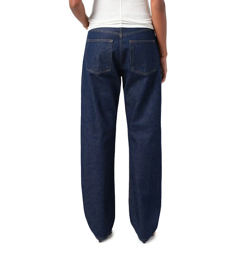 Kelly High Rise Straight Leg Jeans Rinse