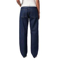 Kelly High Rise Straight Leg Jeans Rinse