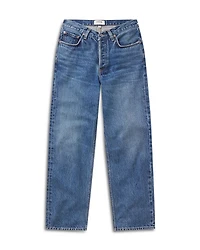 V-Waist Baggy Leg Jeans Cascade