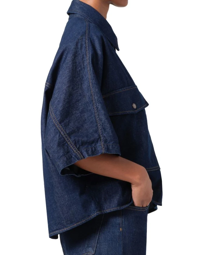 Taron Dolman Denim Shirt