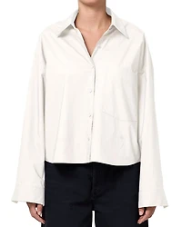 Naya Cropped Poplin Shirt